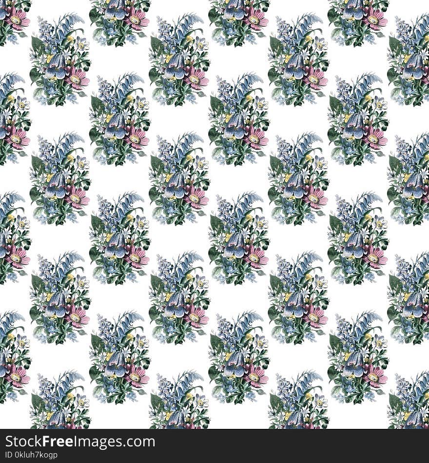 Pattern, Flora, Tree, Design