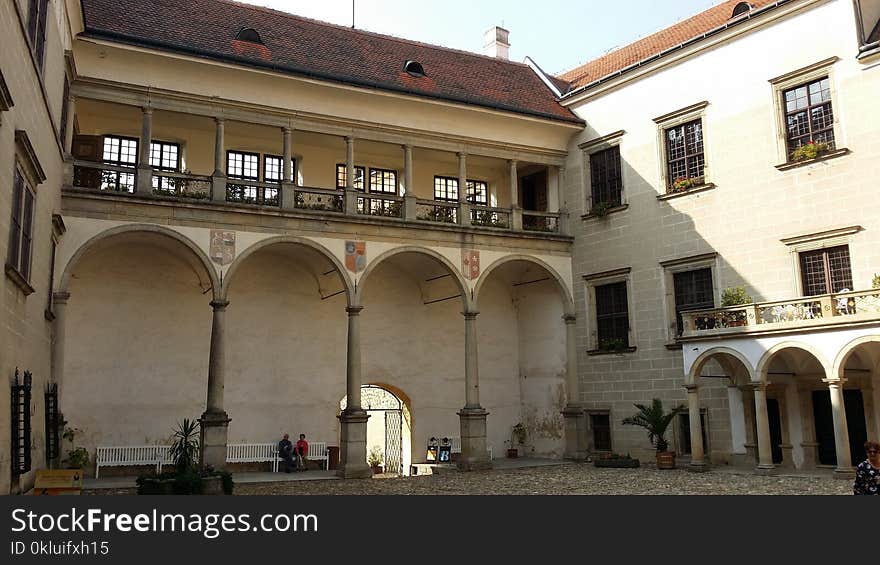 Historic Site, Arcade, Medieval Architecture, Building