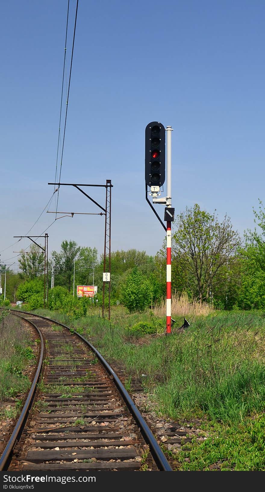 Track, Transport, Rail Transport, Sky