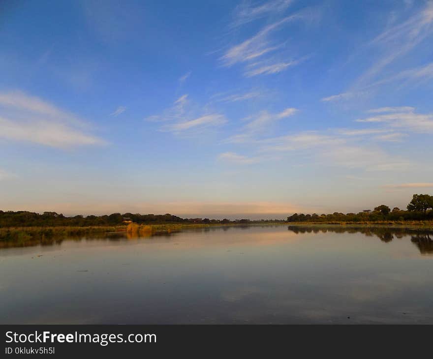 Sky, Reflection, Waterway, Horizon