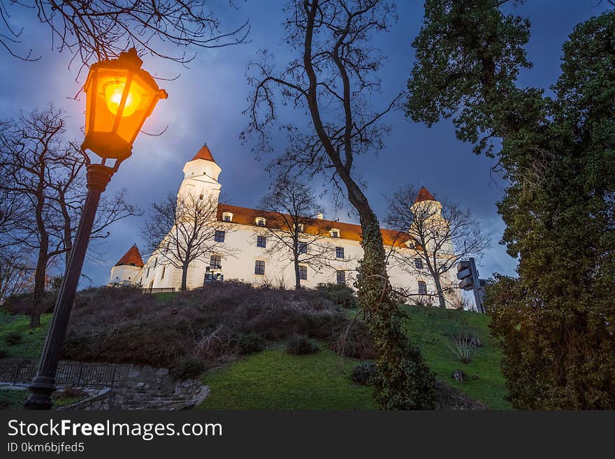 Bratislava Castle at Night