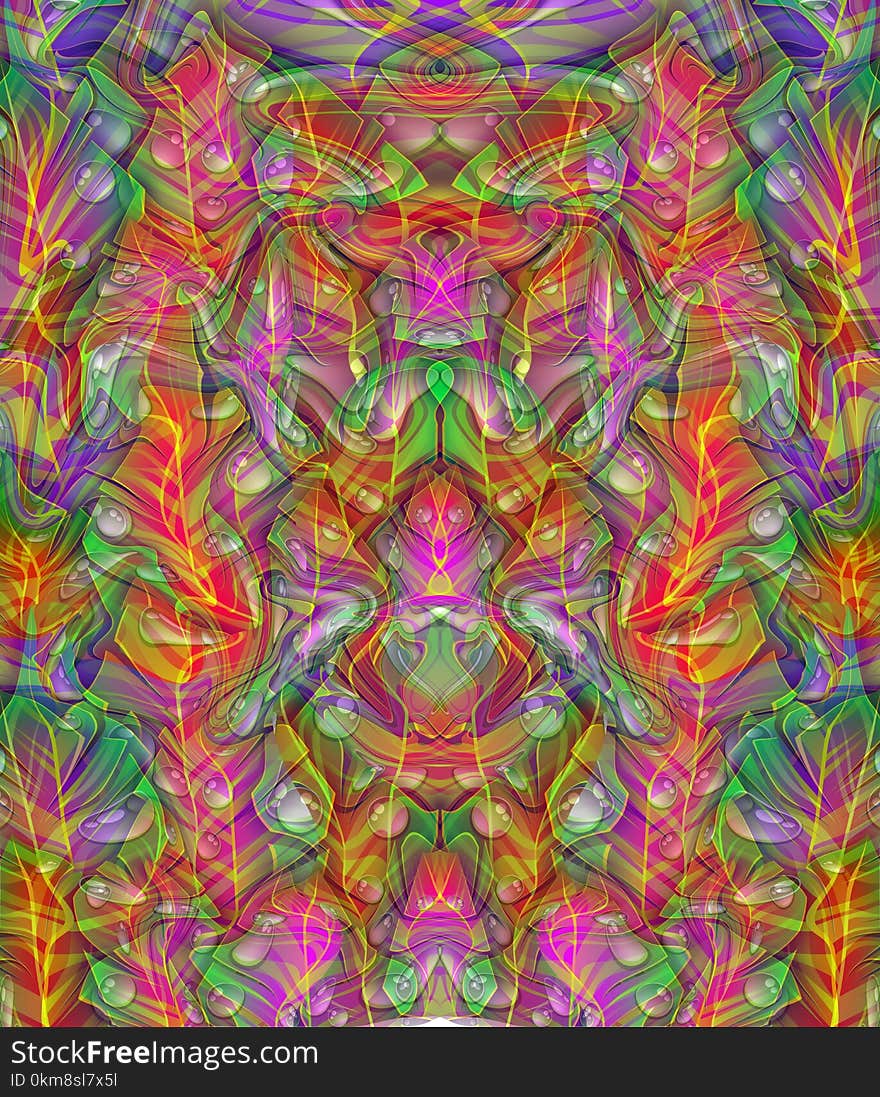 Purple, Pattern, Kaleidoscope, Psychedelic Art