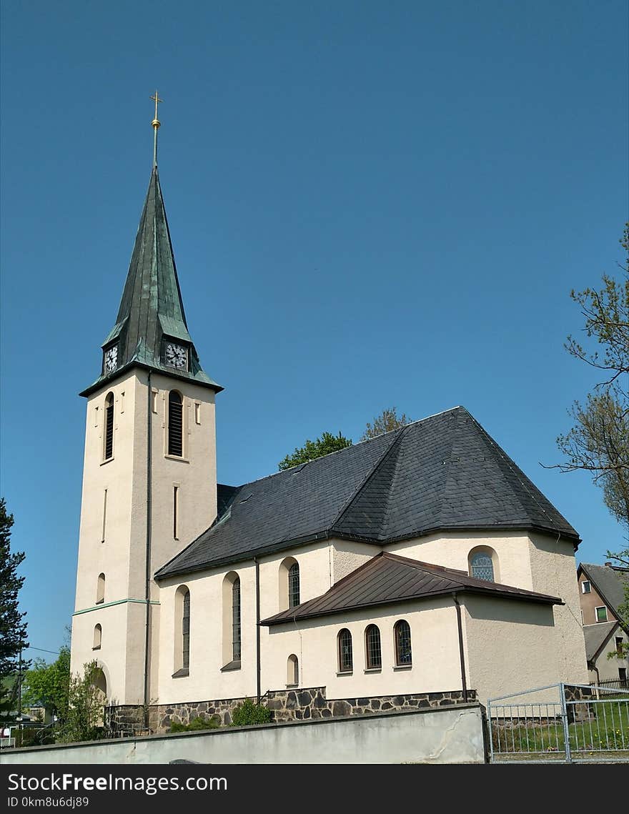 Building, Steeple, Medieval Architecture, Church