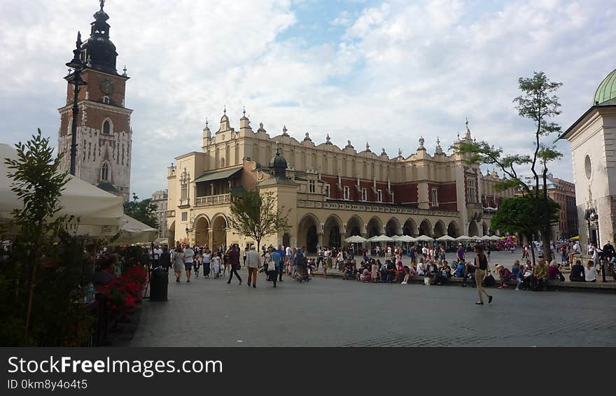 Plaza, Town, City, Town Square