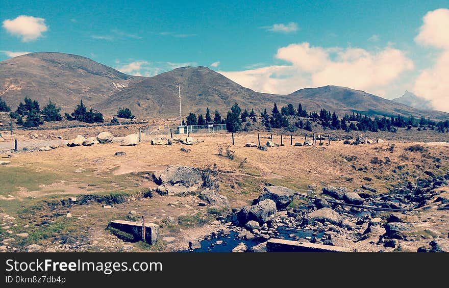 Mountainous Landforms, Sky, Mountain, Rural Area