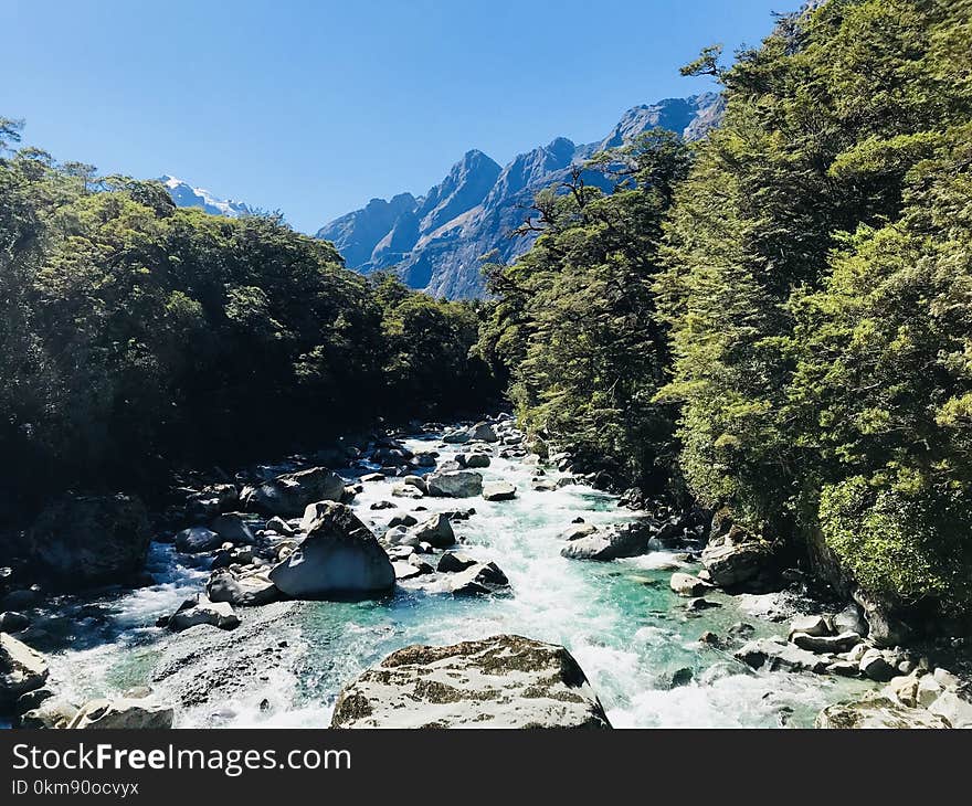 Nature, Water, River, Mountainous Landforms