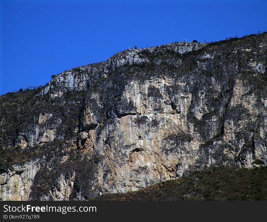 Rock, Sill, Bedrock, Escarpment