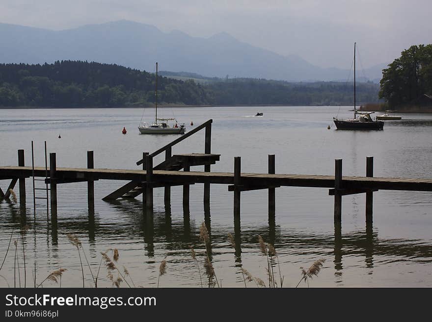 Water, Body Of Water, Lake, Dock