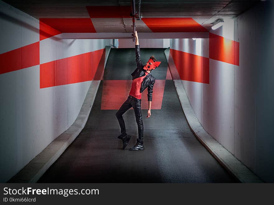 Man Standing Inside the Room