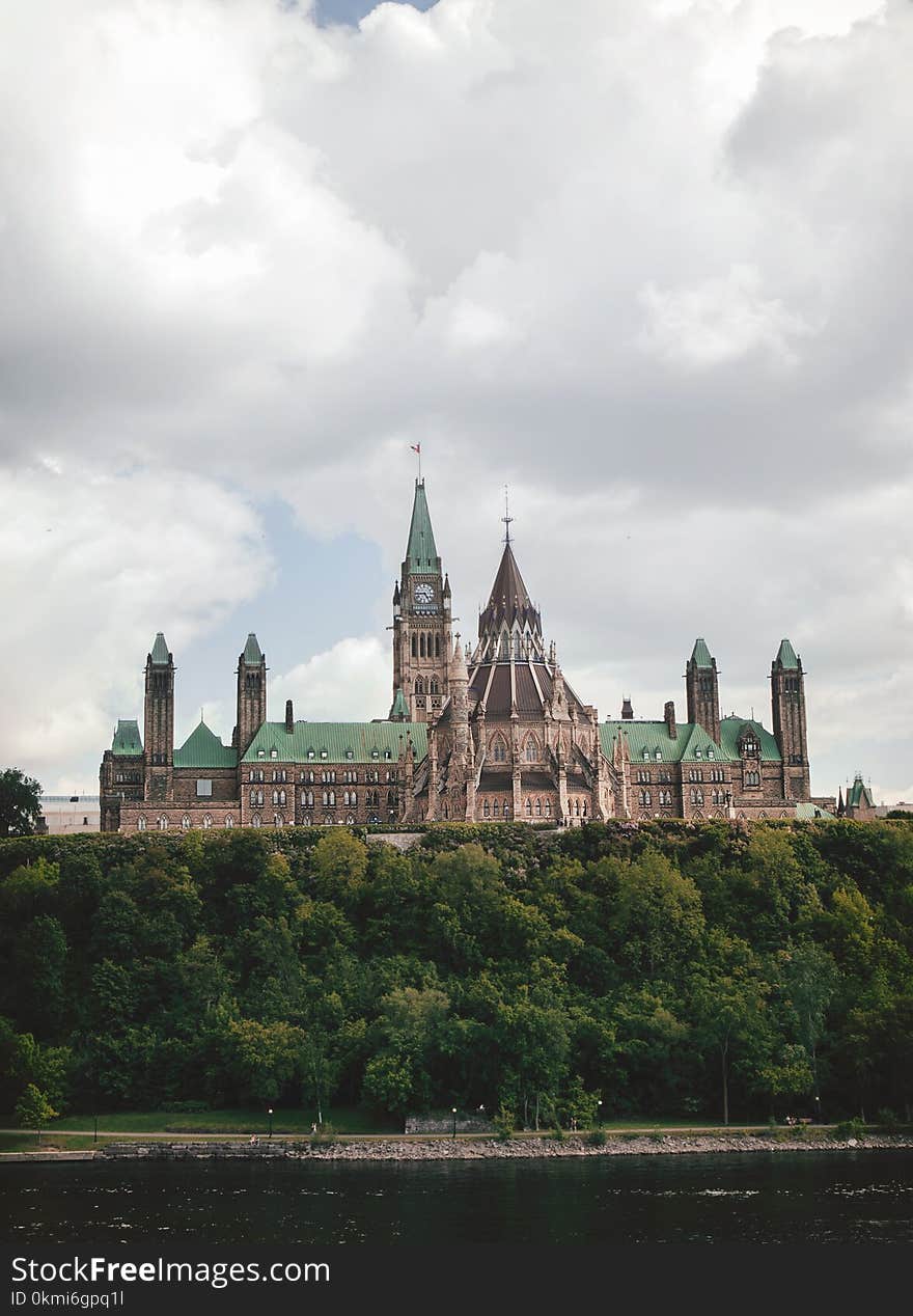 Photo of Beige and Green Castle