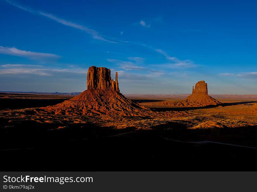 Photography of Rock Formations Under Blue Skies