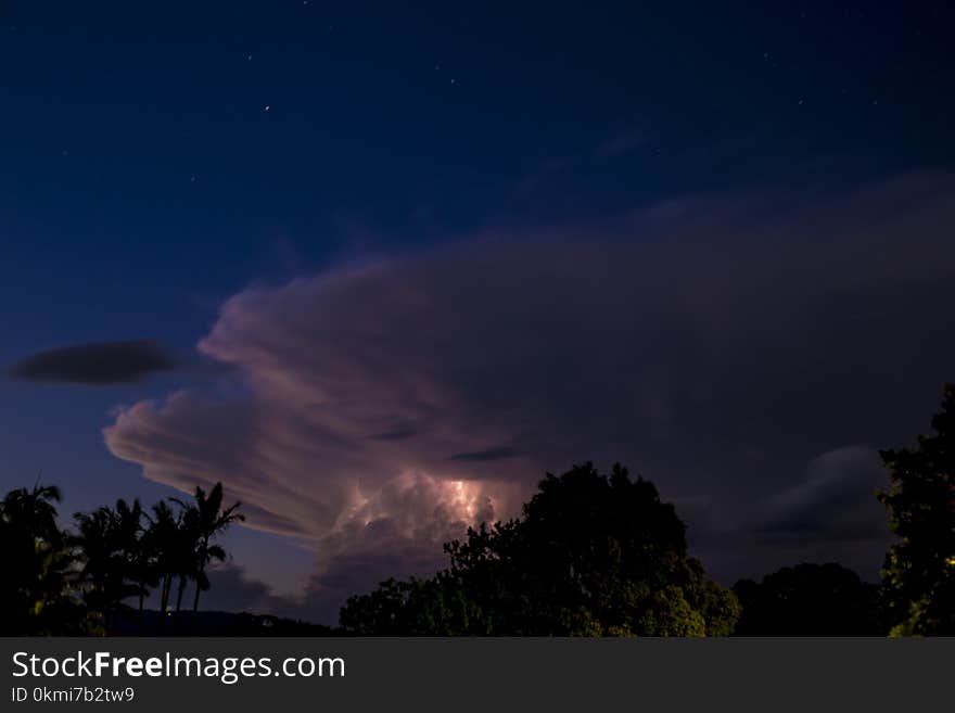 Low Angle Photo of White Clouds