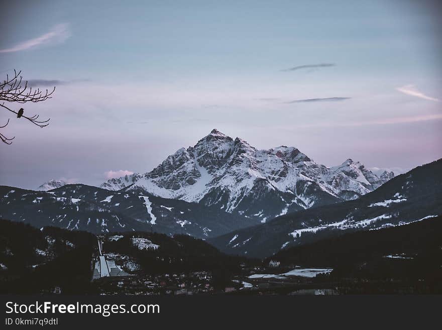 Scenic View Of Snow Capped Mountain