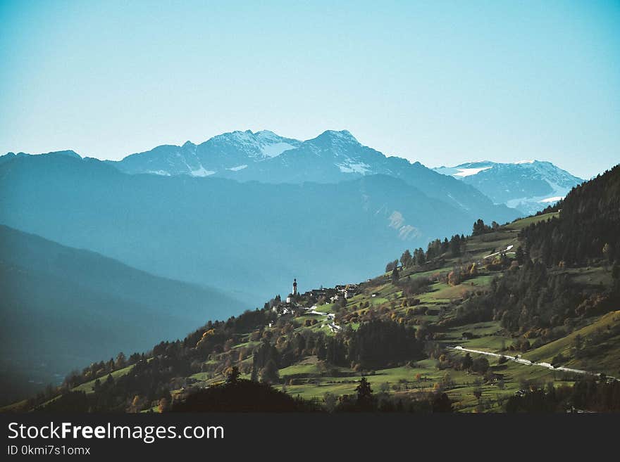 Scenic View of Mountains