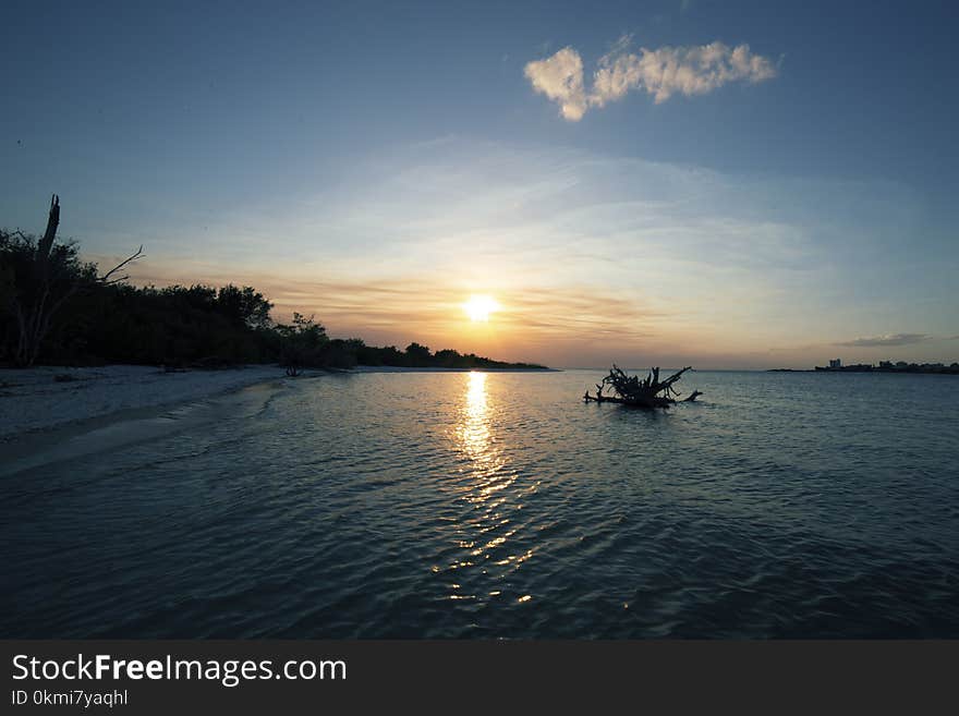 Sunset on River