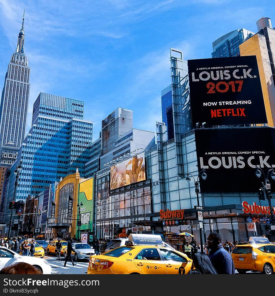 Landscape Photography of Time Square, New York City