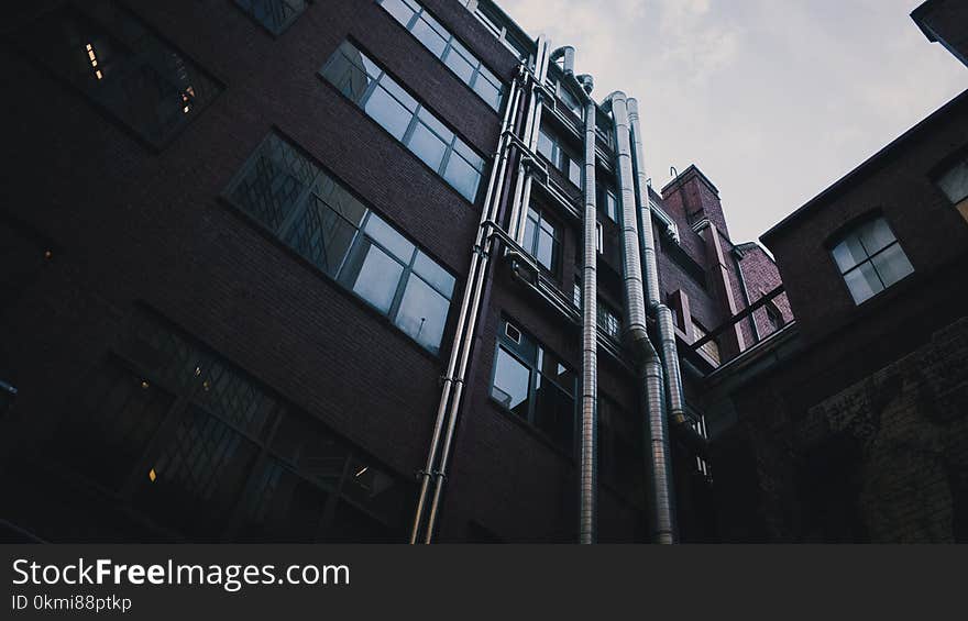 Gray Wall Painted Mid-rise Building