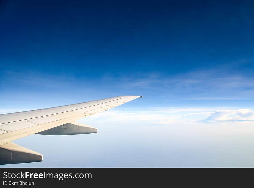 Photography of Aircraft Wing