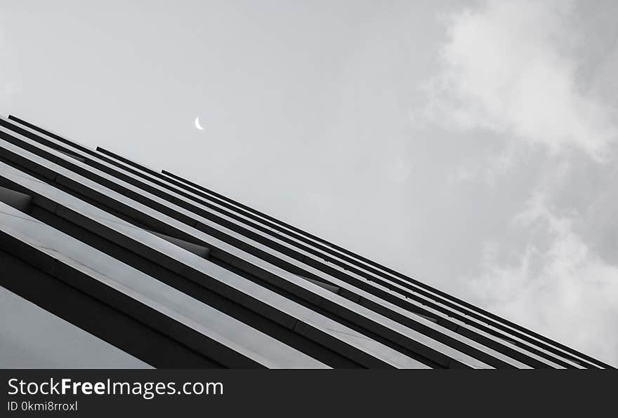 Grayscale Photo of Gray Concrete Building