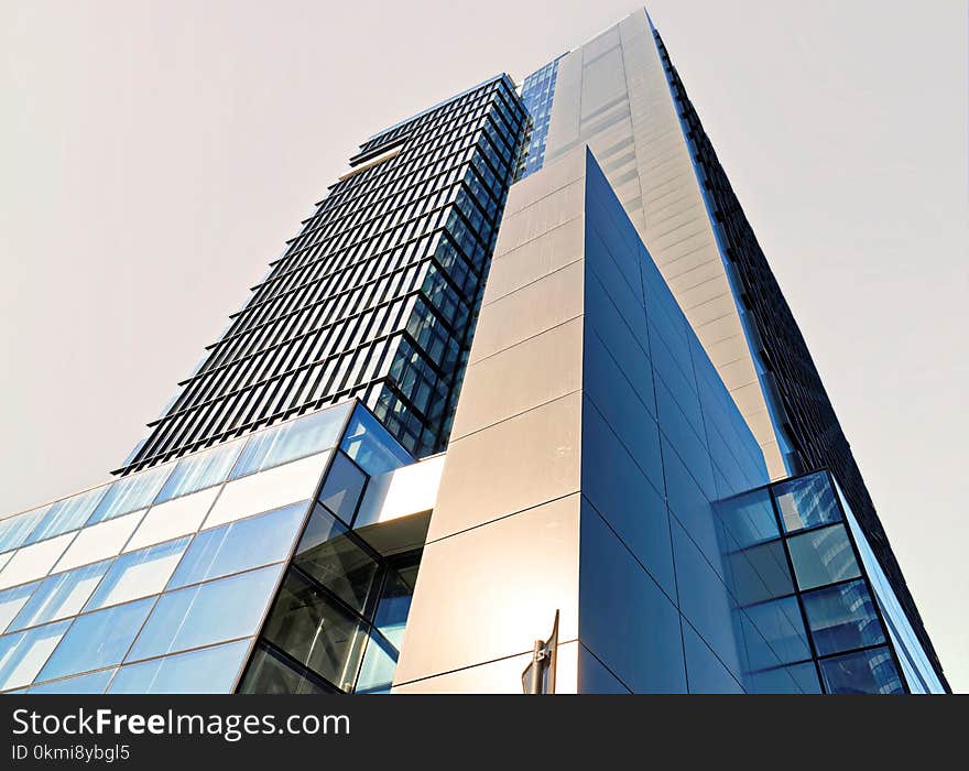 Low Angle Photo of Curtain Wall Building