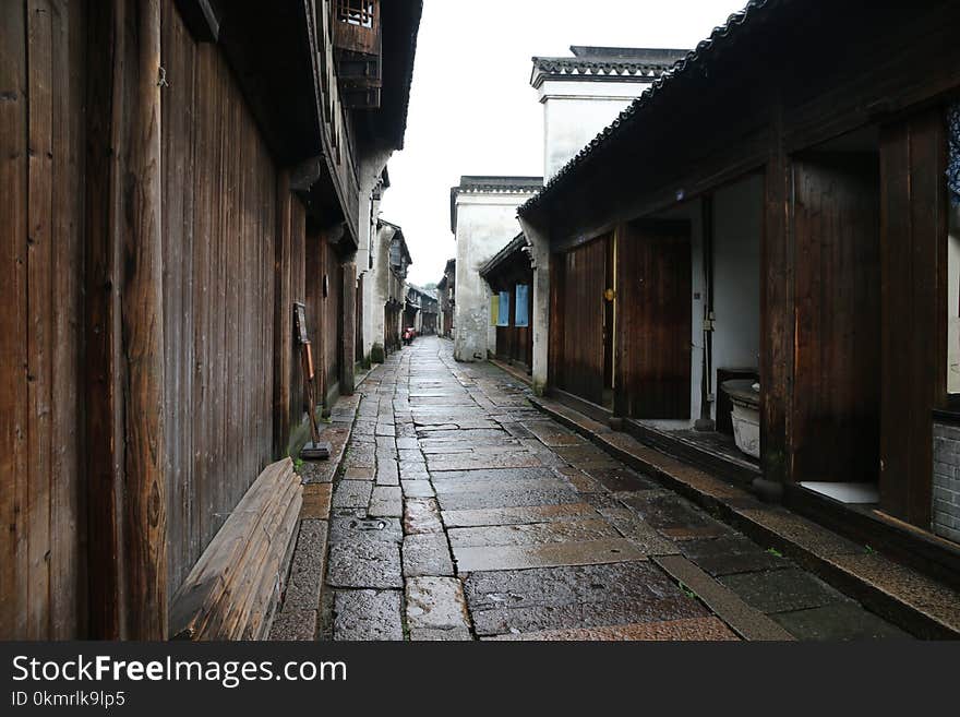 Town, Road, Transport, Alley