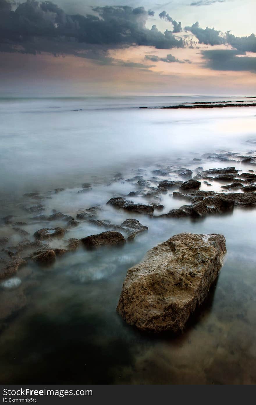 Sea, Shore, Sky, Reflection