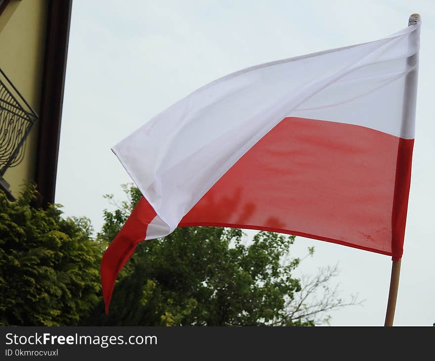 Umbrella, Flag, Shade, Sky