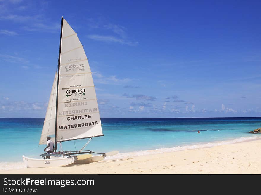 Sail, Sailboat, Coastal And Oceanic Landforms, Sky