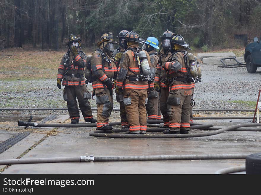 Firefighter, Troop, Profession, Personal Protective Equipment