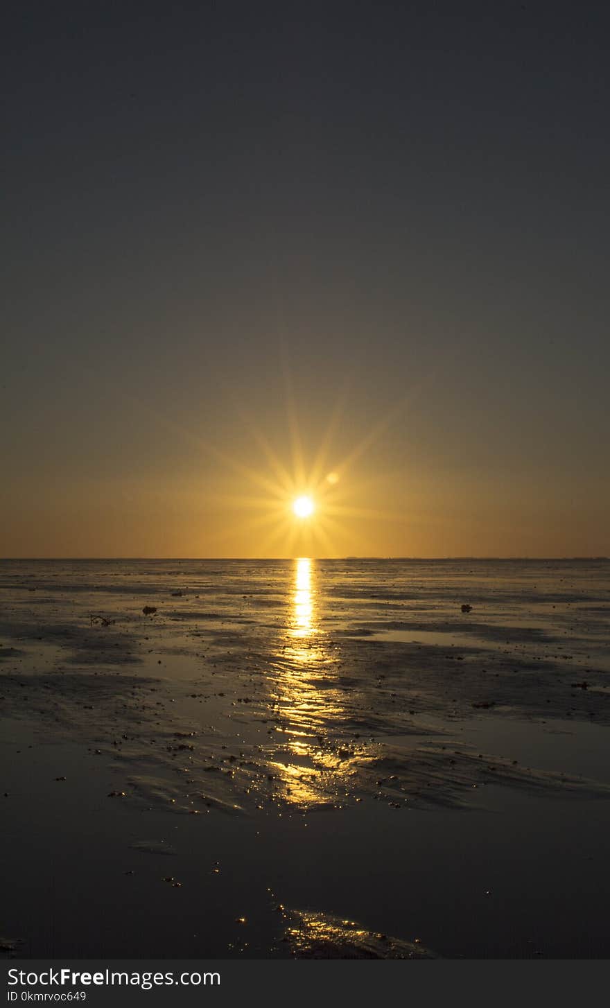 Horizon, Sea, Calm, Sun