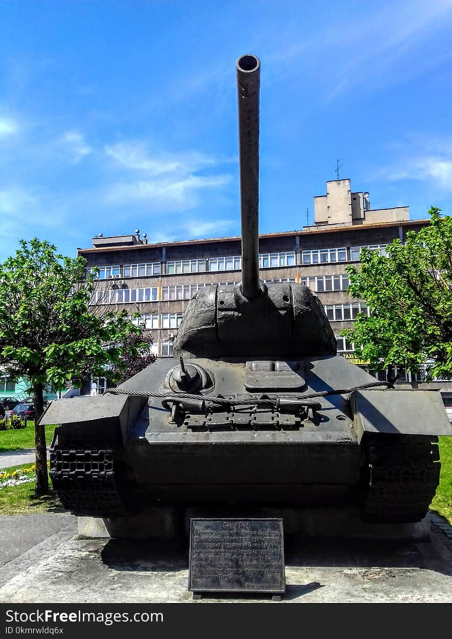 Tank, Combat Vehicle, Vehicle, Memorial