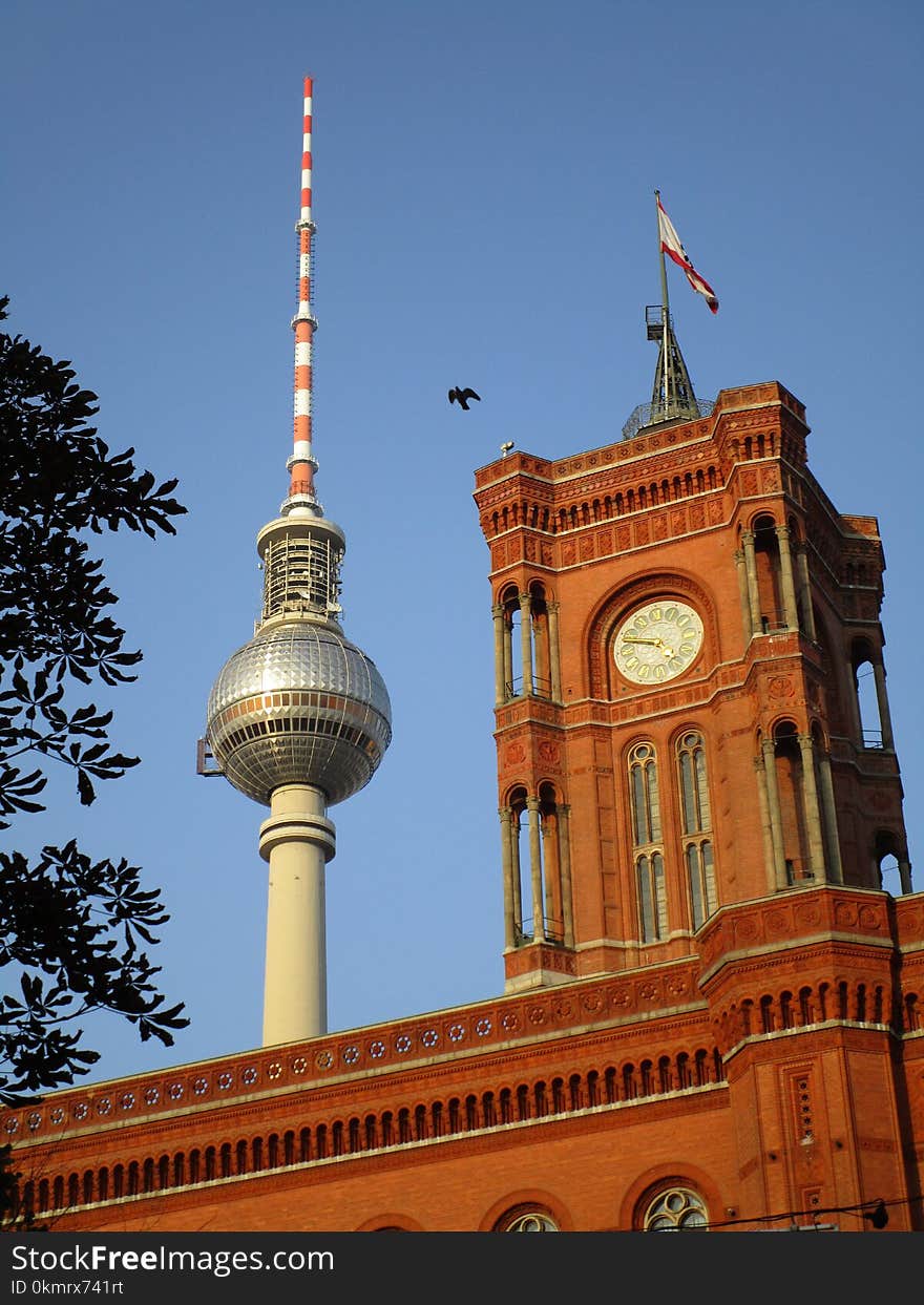 Landmark, Sky, Spire, Tower