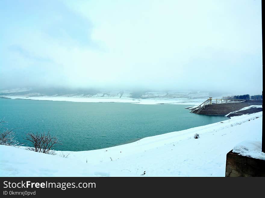 Snow, Winter, Sky, Sea