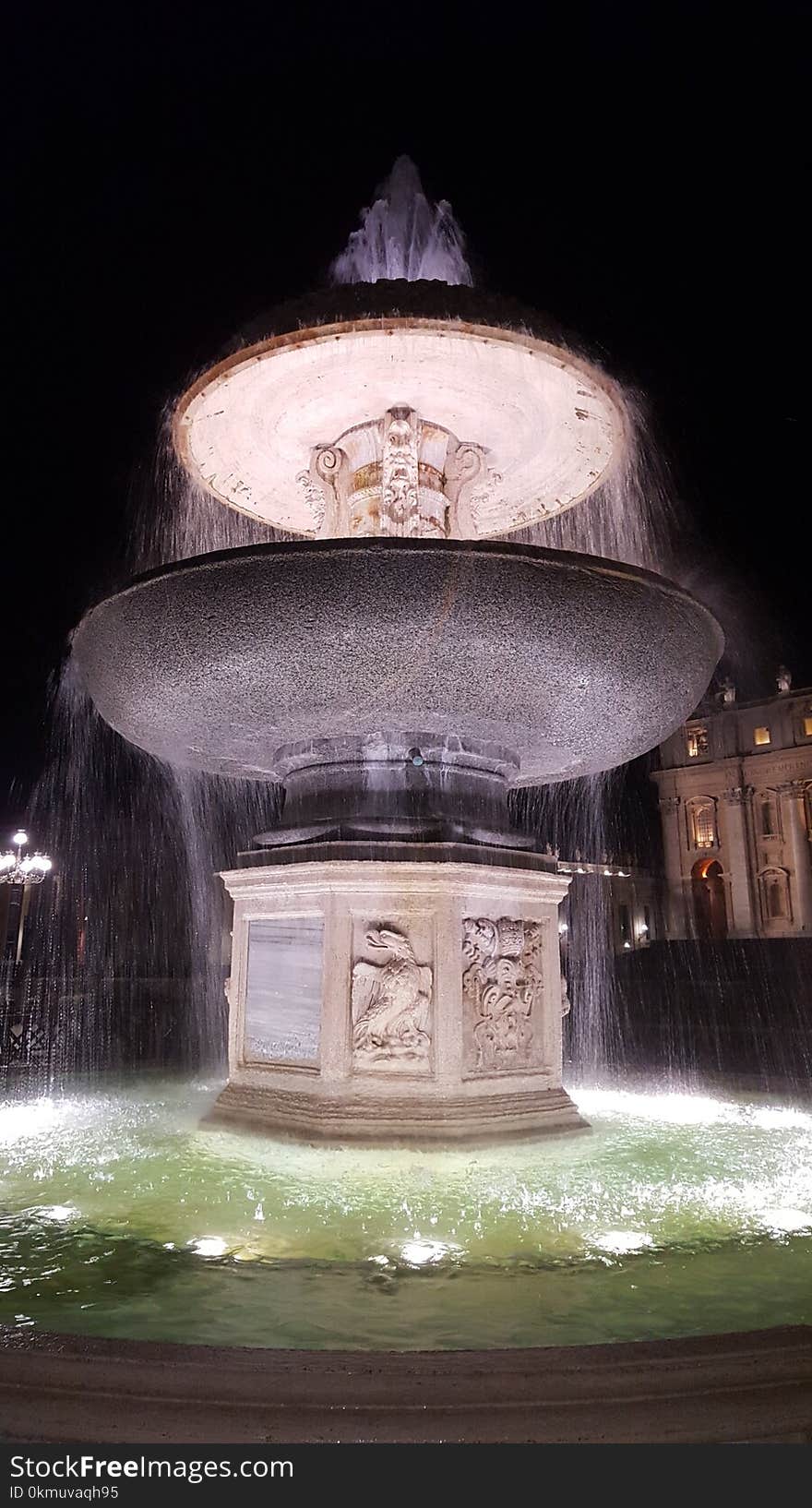 Fountain water of San Peter Place