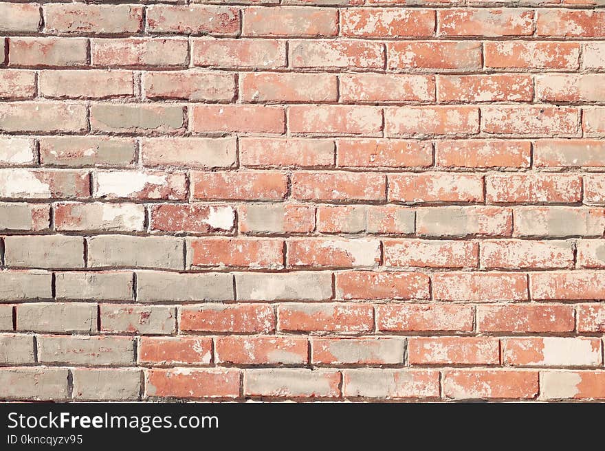 Brown and Grey Concrete Brick Wall