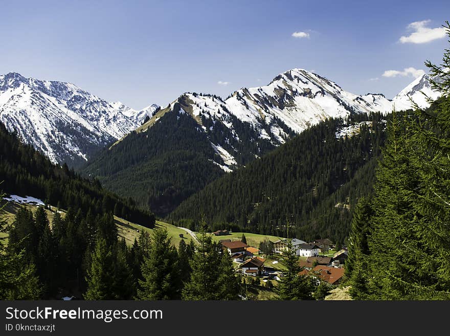 Scenic View of Mountains