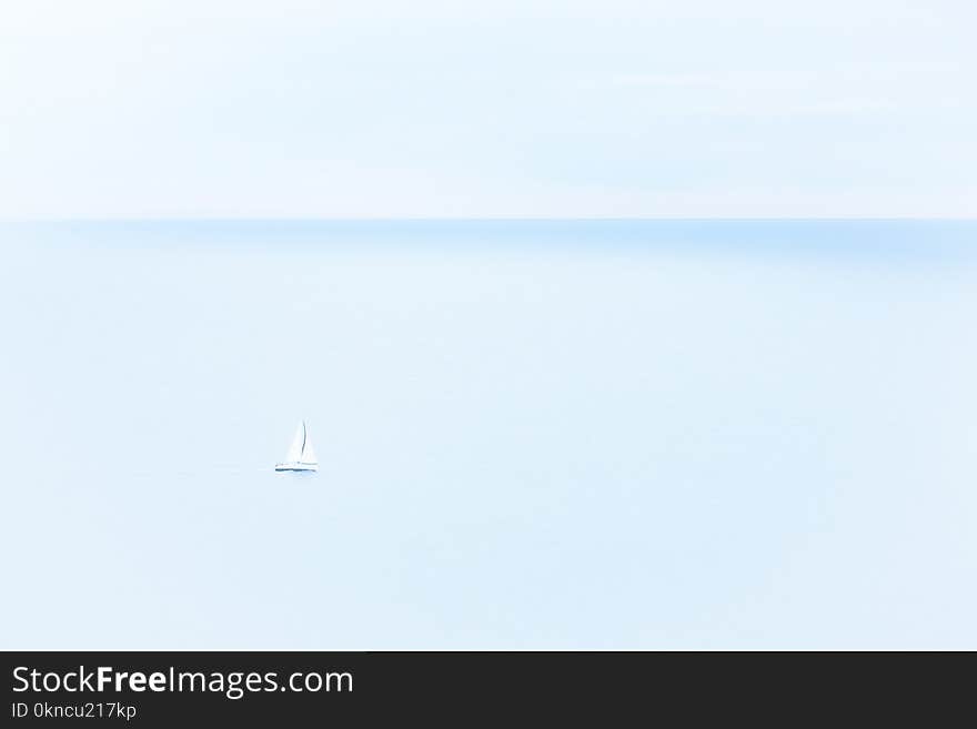 White Sailboat