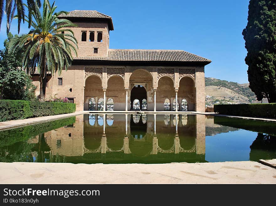 Reflection, Estate, Villa, Building