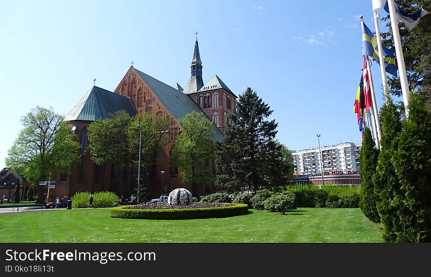 Sky, Spire, Building, Church