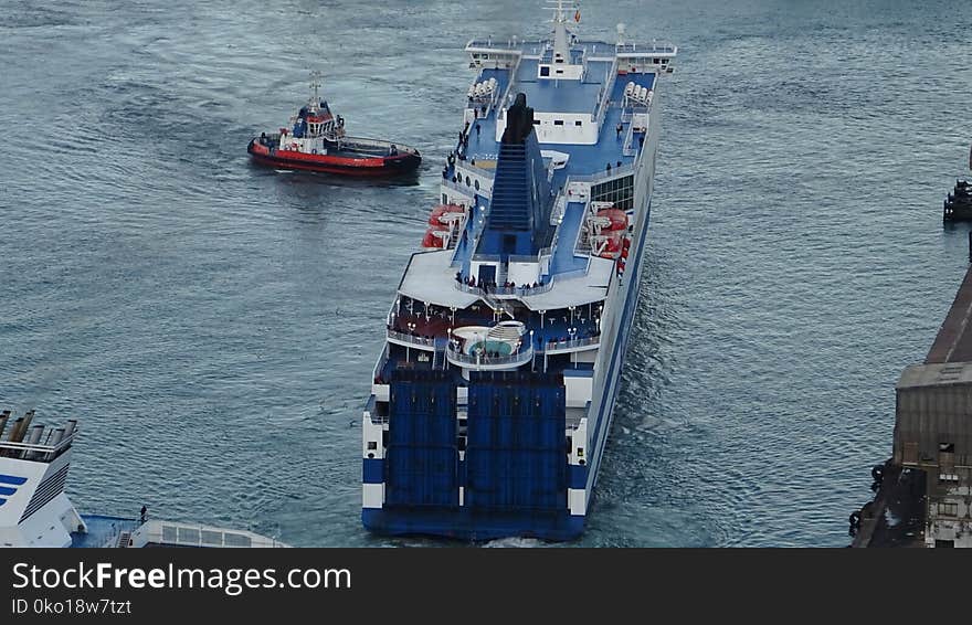 Waterway, Water Transportation, Ship, Tugboat