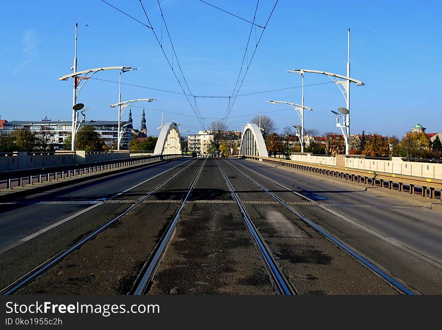 Track, Sky, Transport, Road