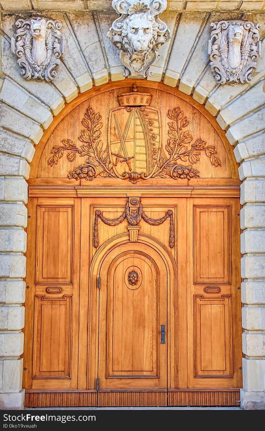 Arch, Door, Medieval Architecture, Facade