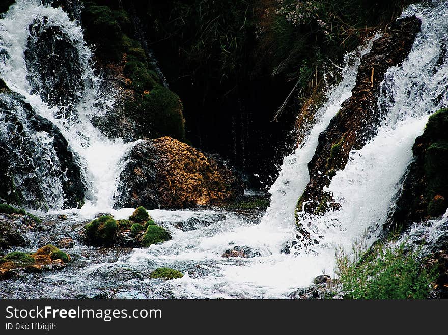 Waterfall, Body Of Water, Watercourse, Nature Reserve