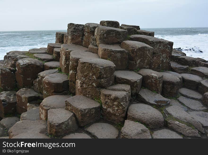 Rock, Archaeological Site, Coast