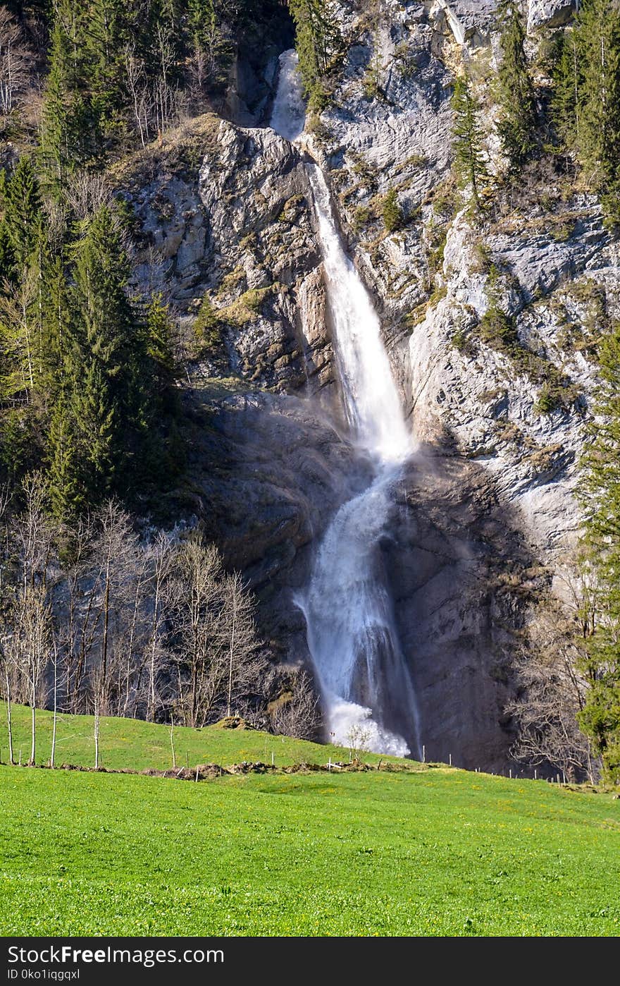 Waterfall, Water, Nature, Body Of Water