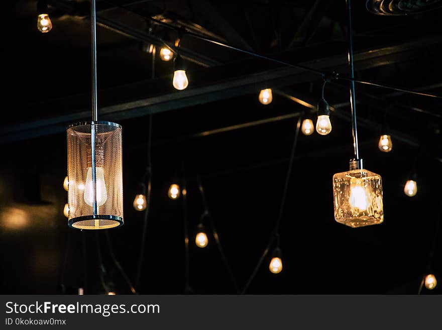 Close-up Photography of Lights