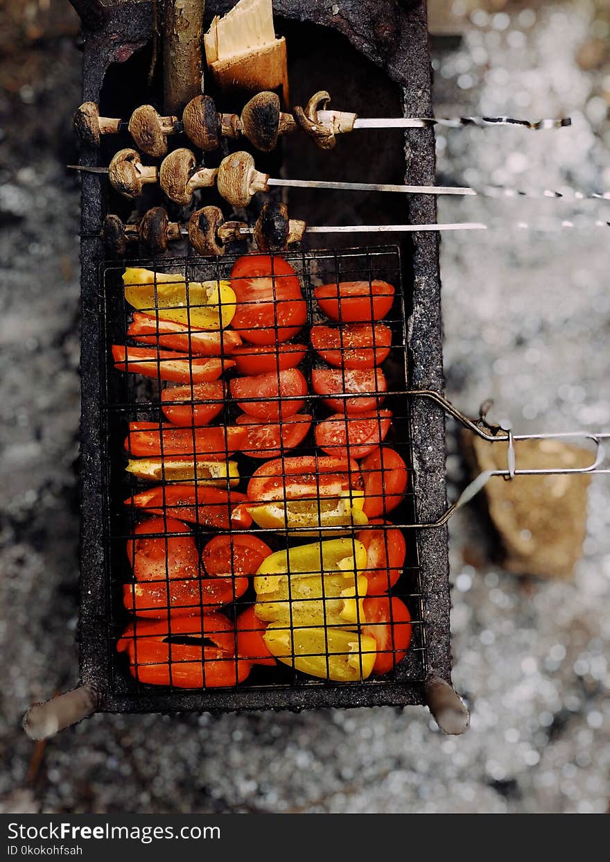 Orange and Red Tomatoes