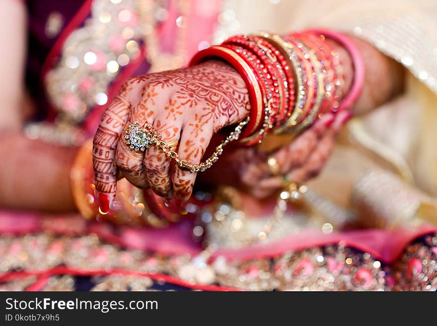 Pink, Mehndi, Tradition, Close Up