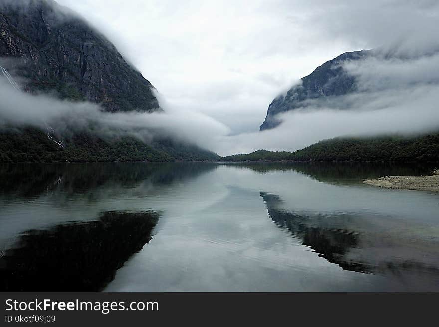 Reflection, Water, Nature, Loch