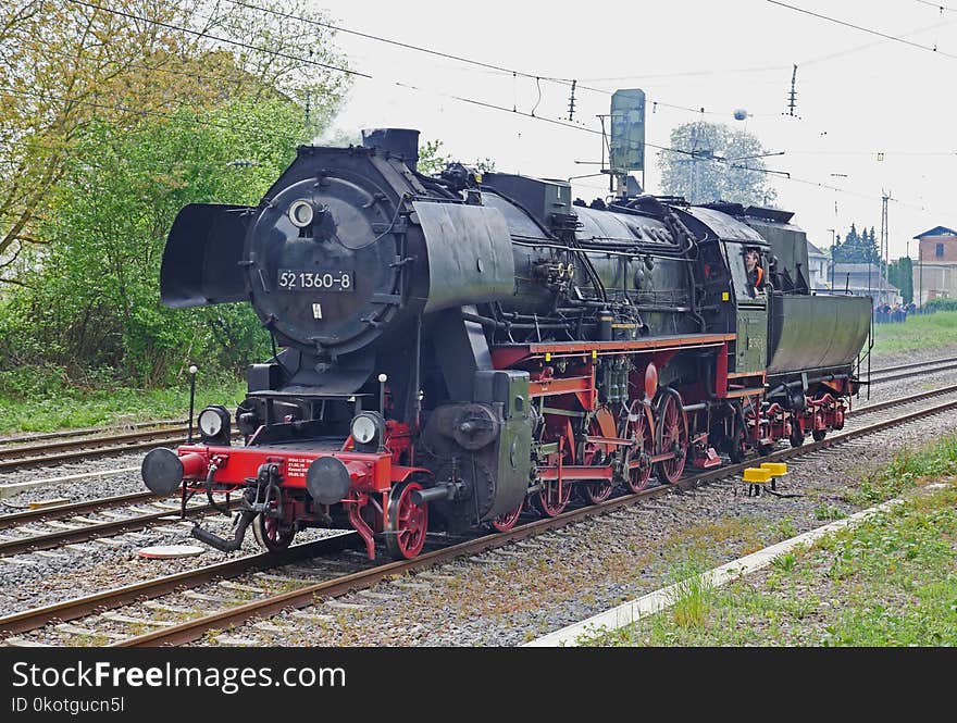 Transport, Track, Steam Engine, Locomotive